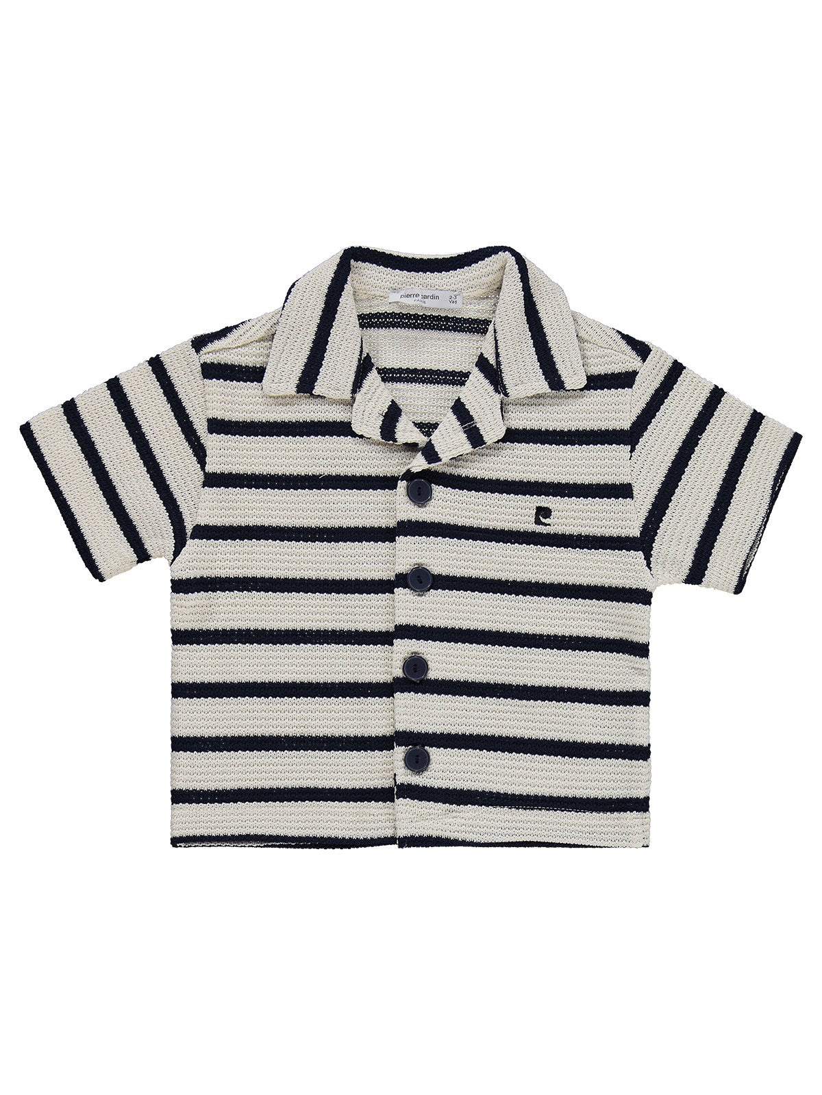 Pierre Cardin Çizgili Kaprili 2-5 Yaş Takım - Ekru
