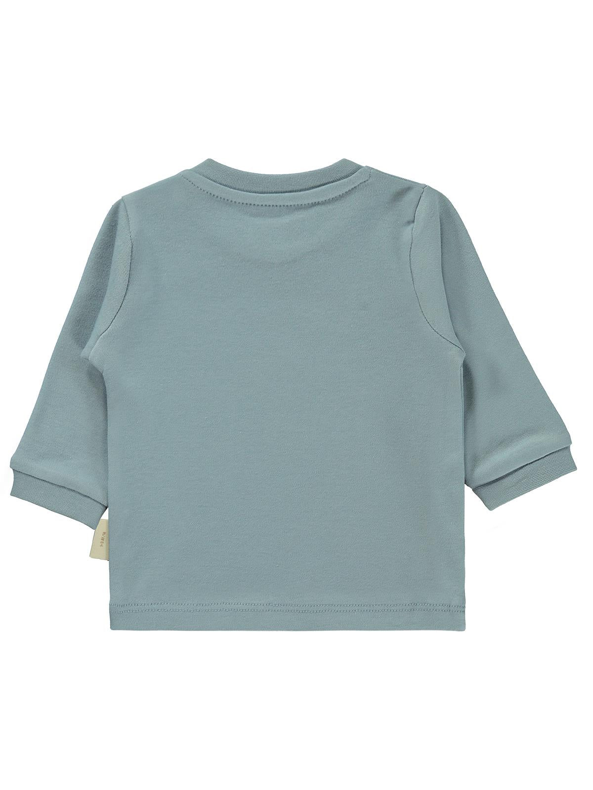 Civil Baby Organik Pamuklu 1-9 Ay Sweatshirt - Mavi