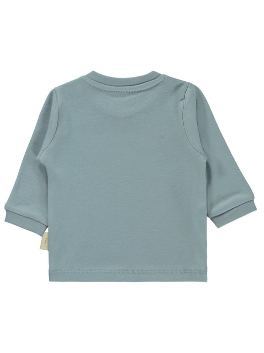 Civil Baby Organik Pamuklu 1-9 Ay Sweatshirt - Mavi