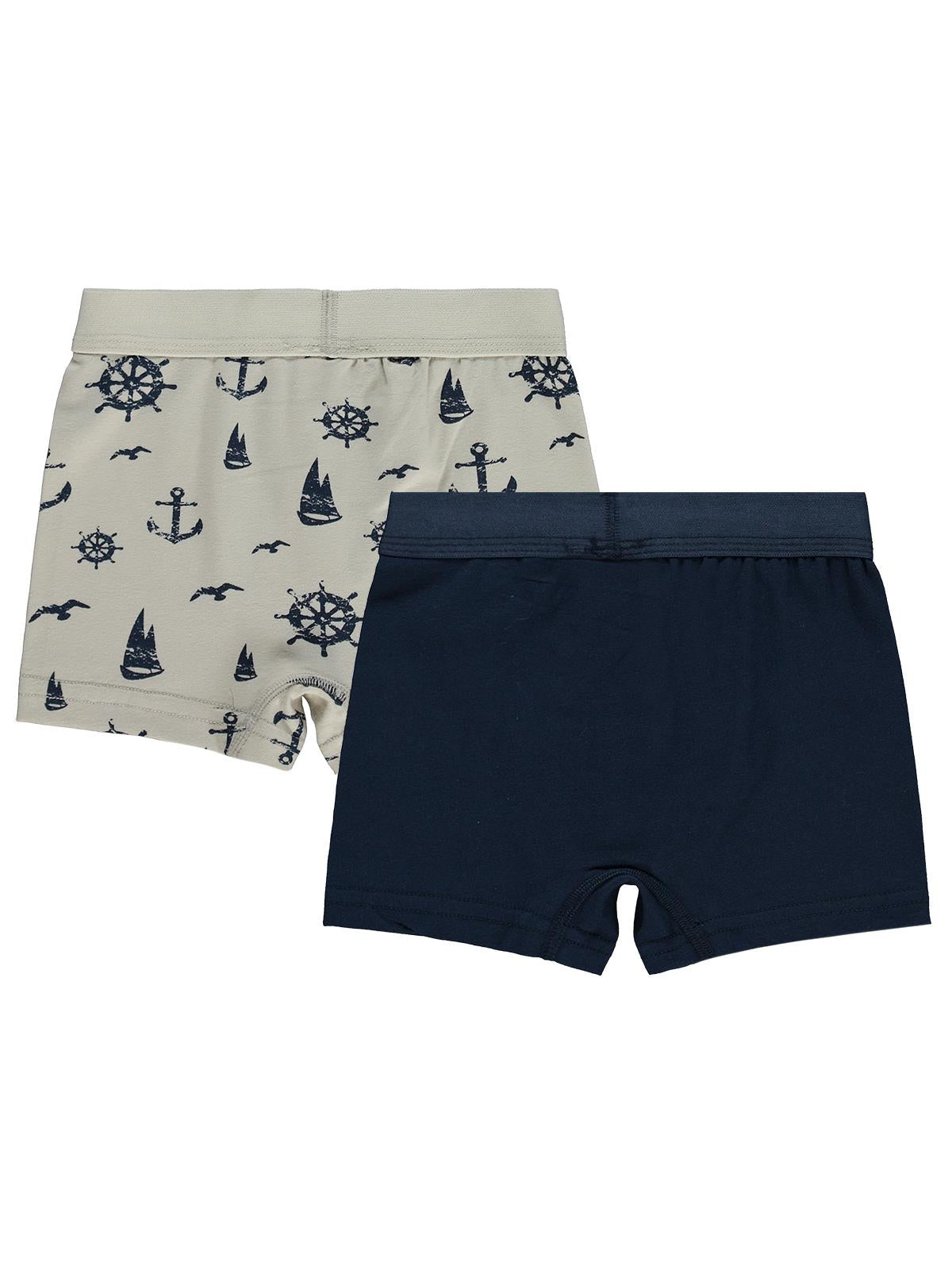 Civil Boys Erkek Çocuk Sailor 2-12 Yaş 2'li Boxer