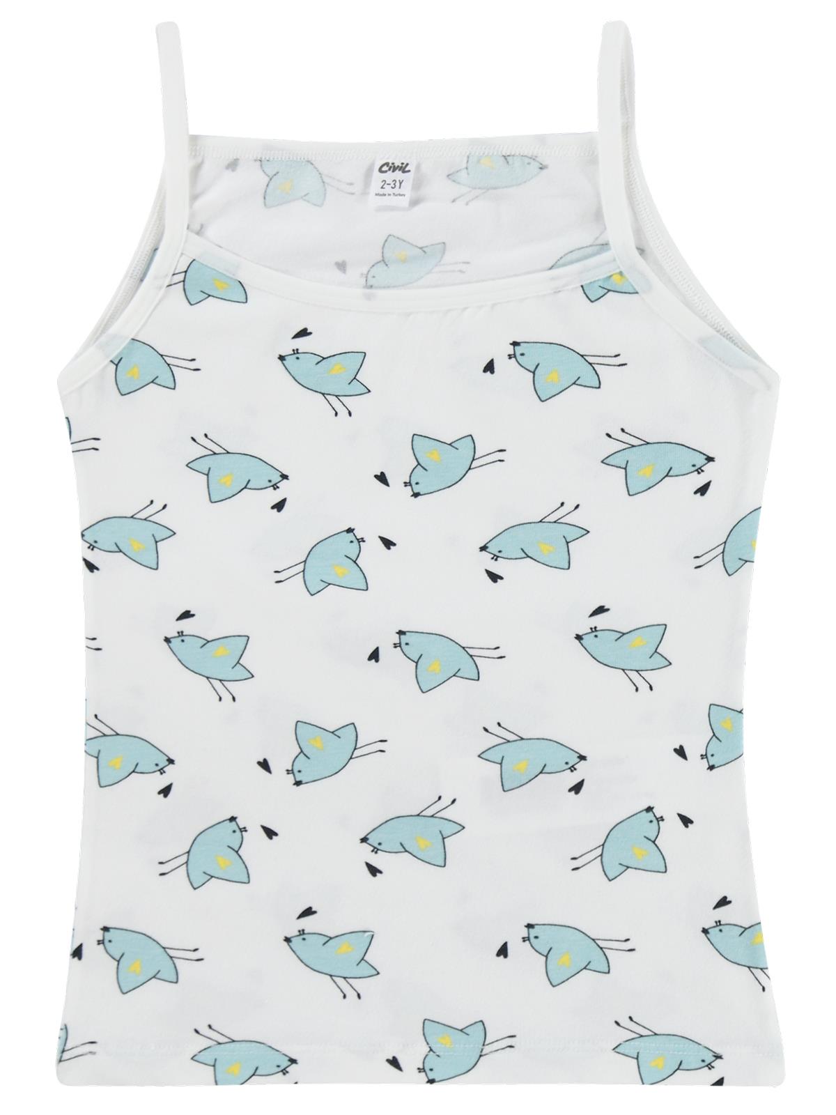 Civil Girls Cute Bird 2-12 Yaş Kız Çocuk 2'li Atlet