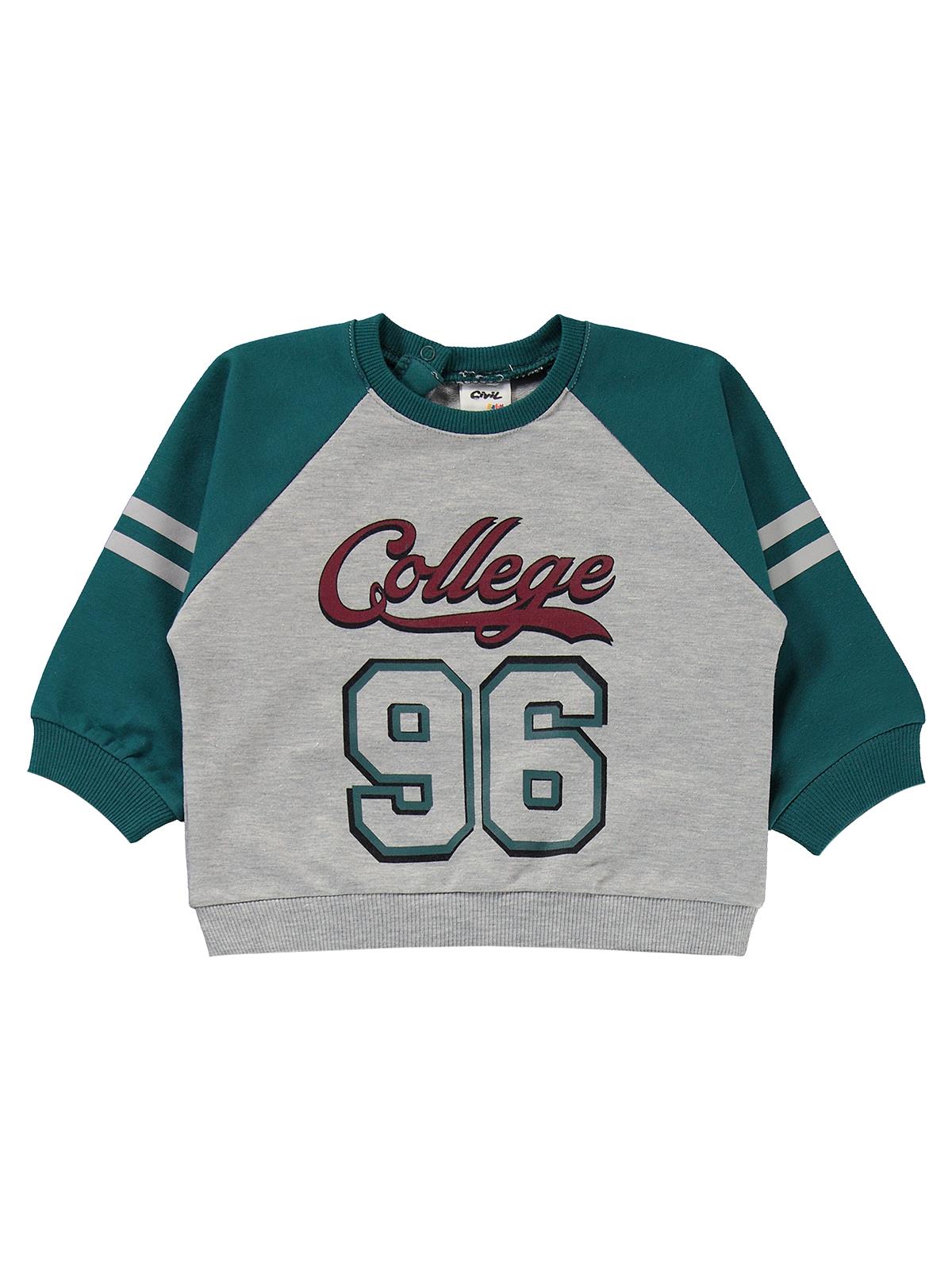 Civil Baby College Baskılı 6-18 Ay Takım - Lacivert
