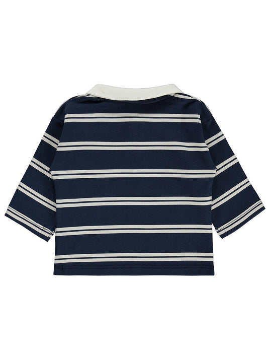 Civil Baby Çizgili 6-18 Ay Sweatshirt - Lacivert