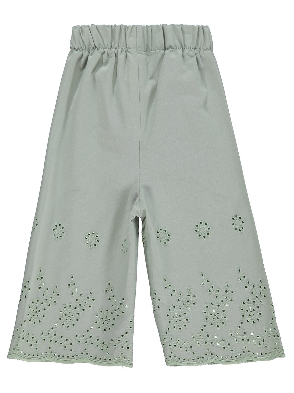 Civil Baby Paça Brodeli 6-18 Ay Pantolon - Yeşil