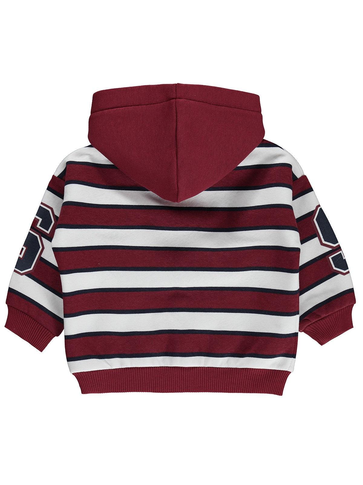 Civil Baby Çizgili 6-18 Ay Hırka - Bordo