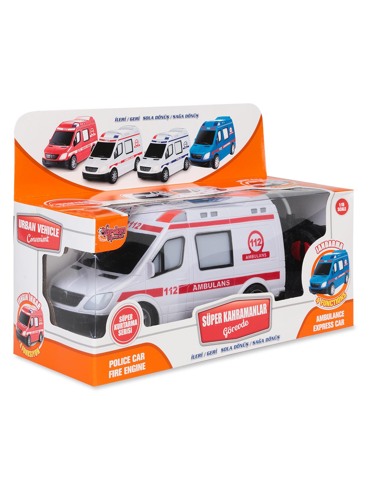 Vardem Kutulu Pıllı Ambulans Ve Polıs - Beyaz