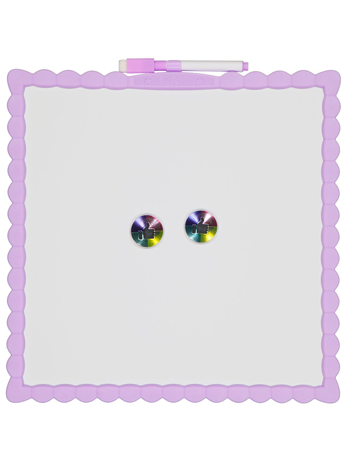 Mikro Magnetic Çift Taraflı Yazı Tahtası 29Cmx29Cm - Lila
