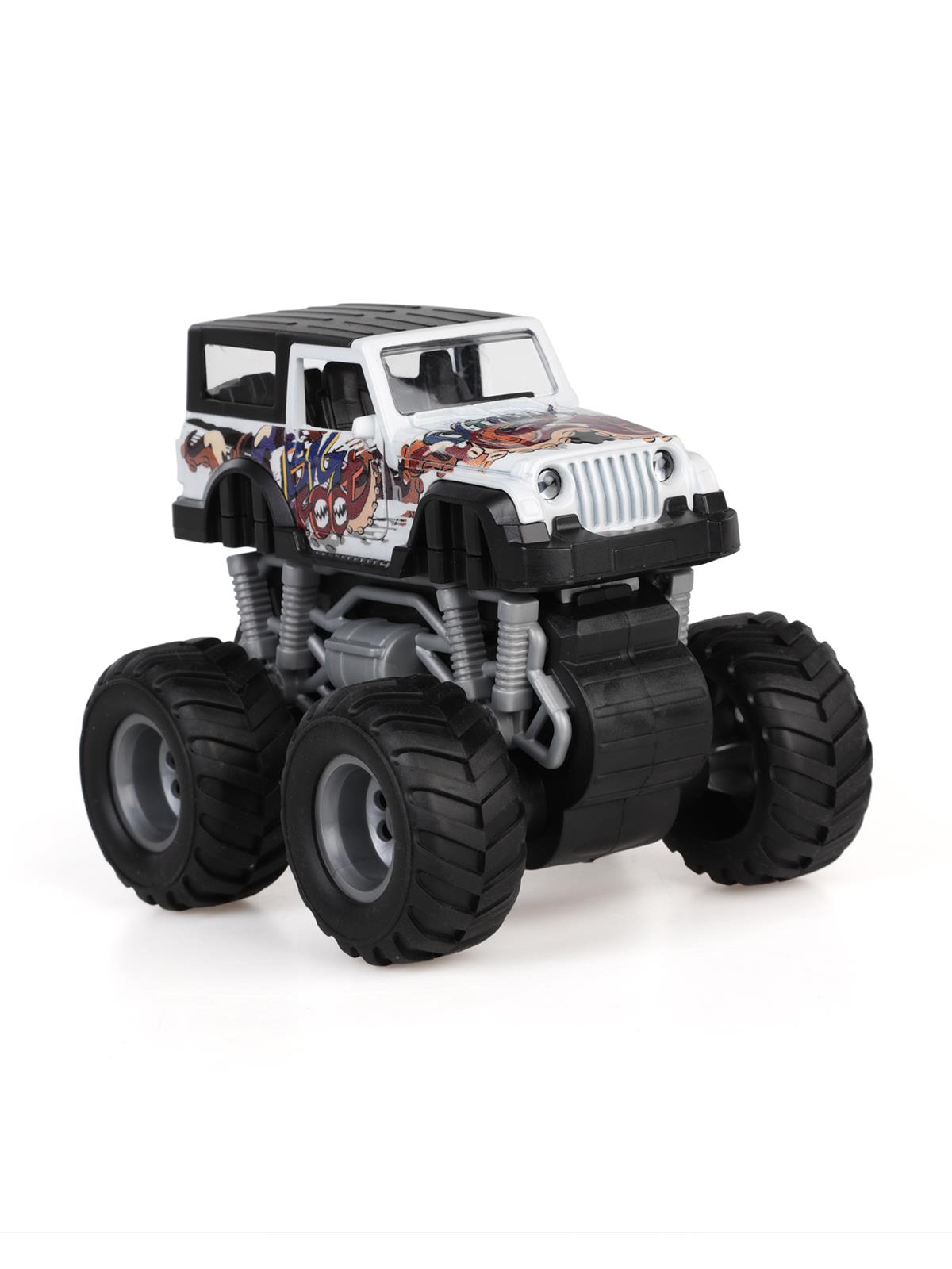 Vardem Oyuncak Isıklı- Muzıklı 1:32 Safarı Kralı Jeep 4x4 - Beyaz