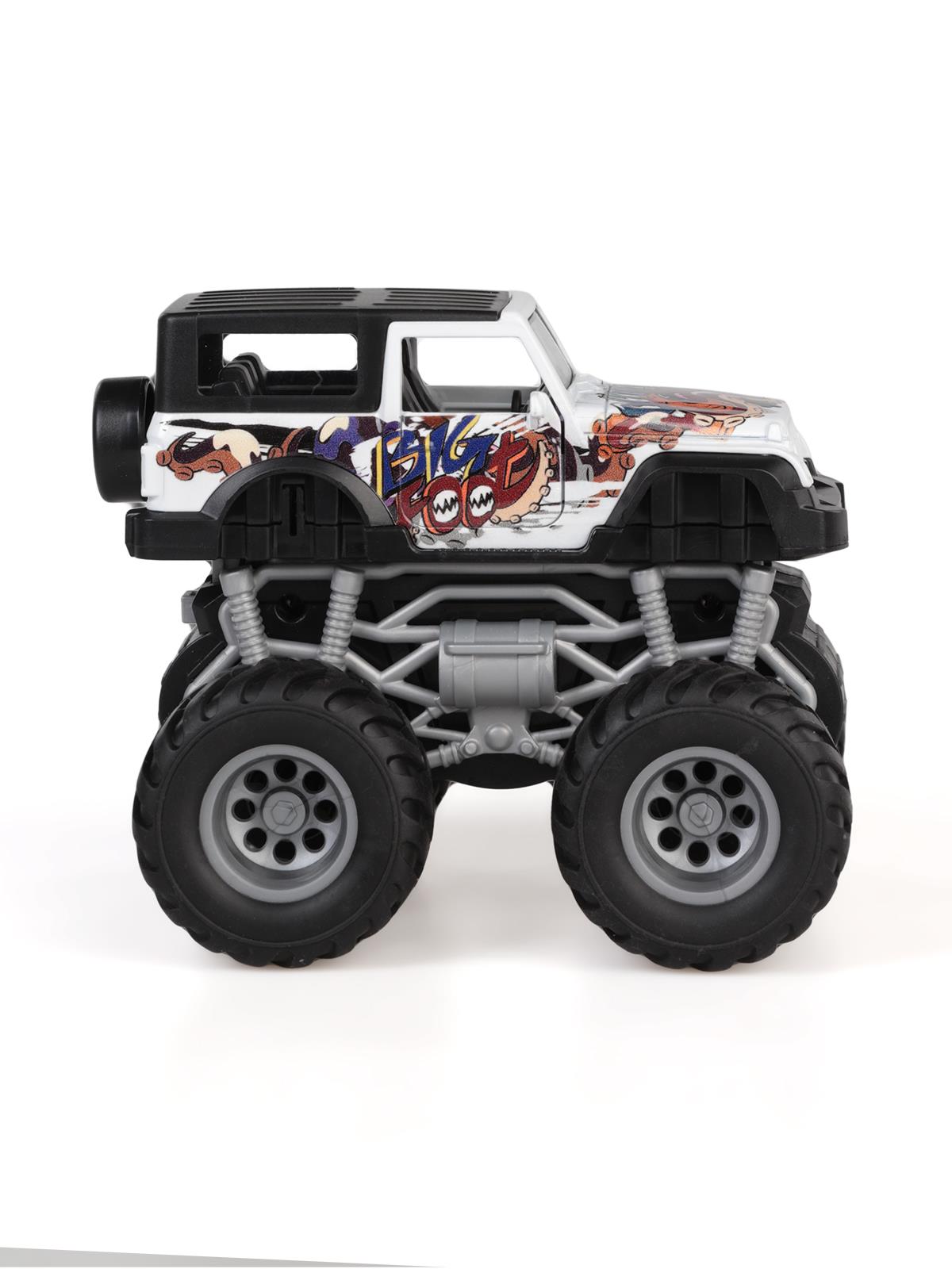 Vardem Oyuncak Isıklı- Muzıklı 1:32 Safarı Kralı Jeep 4x4 - Beyaz