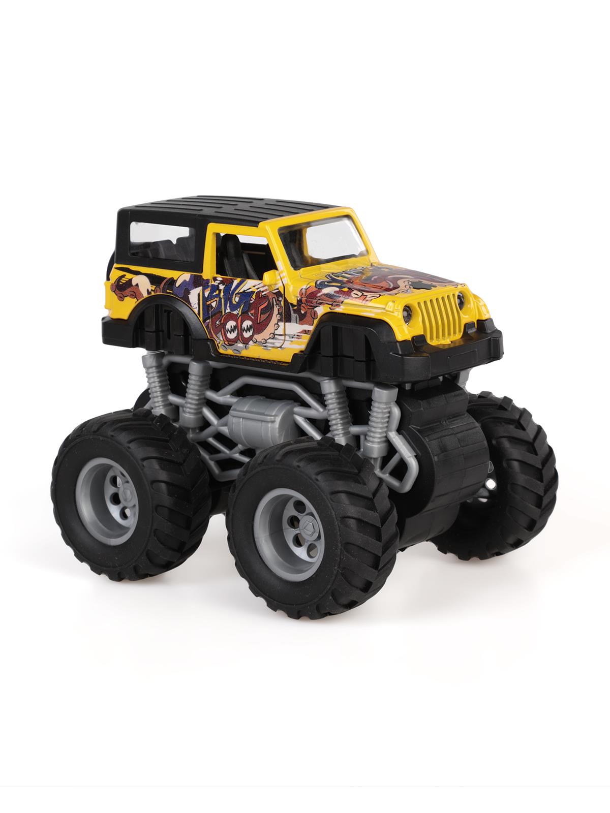 Vardem Oyuncak Isıklı- Muzıklı 1:32 Safarı Kralı Jeep 4x4 - Sarı