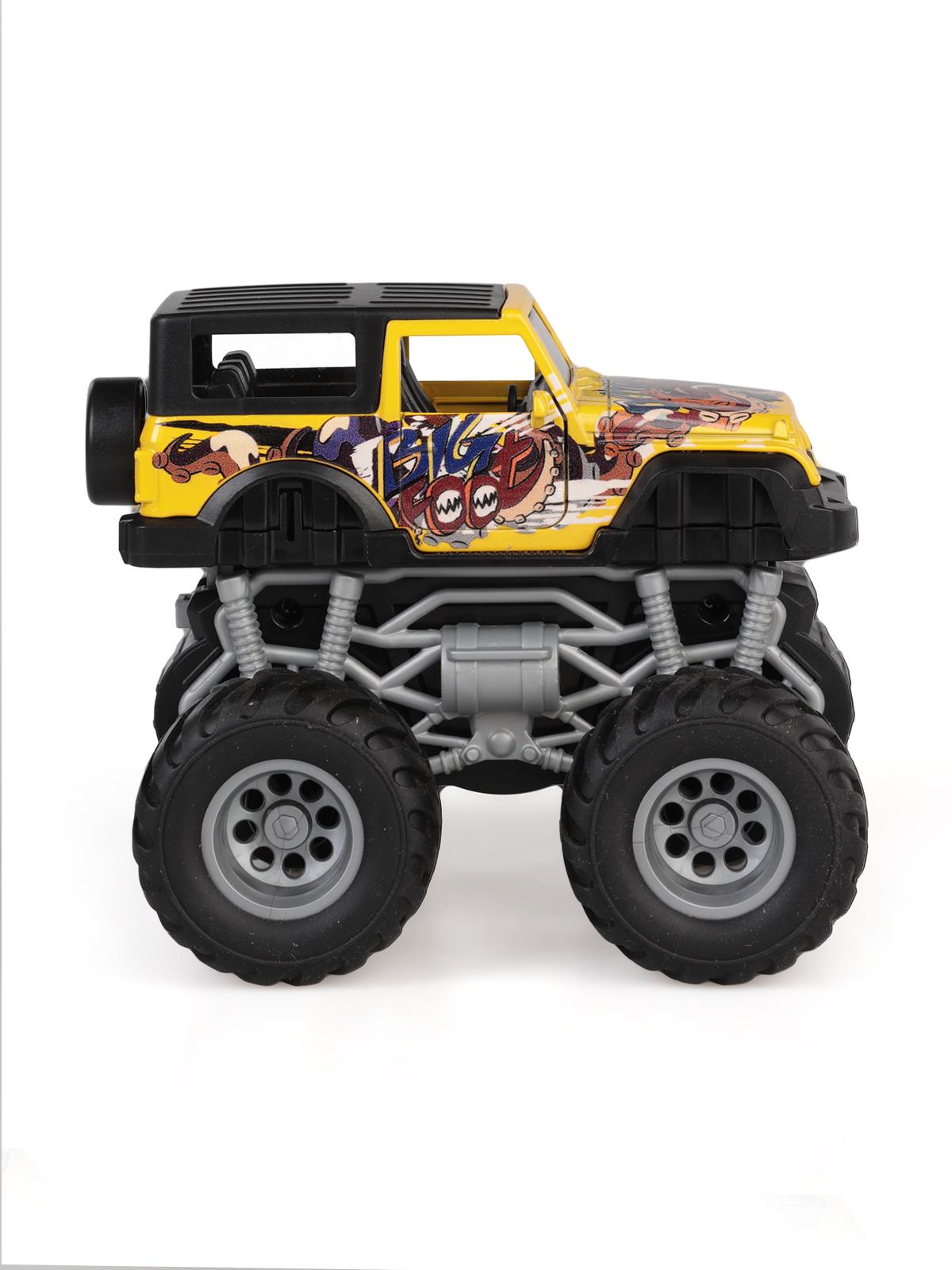 Vardem Oyuncak Isıklı- Muzıklı 1:32 Safarı Kralı Jeep 4x4 - Sarı