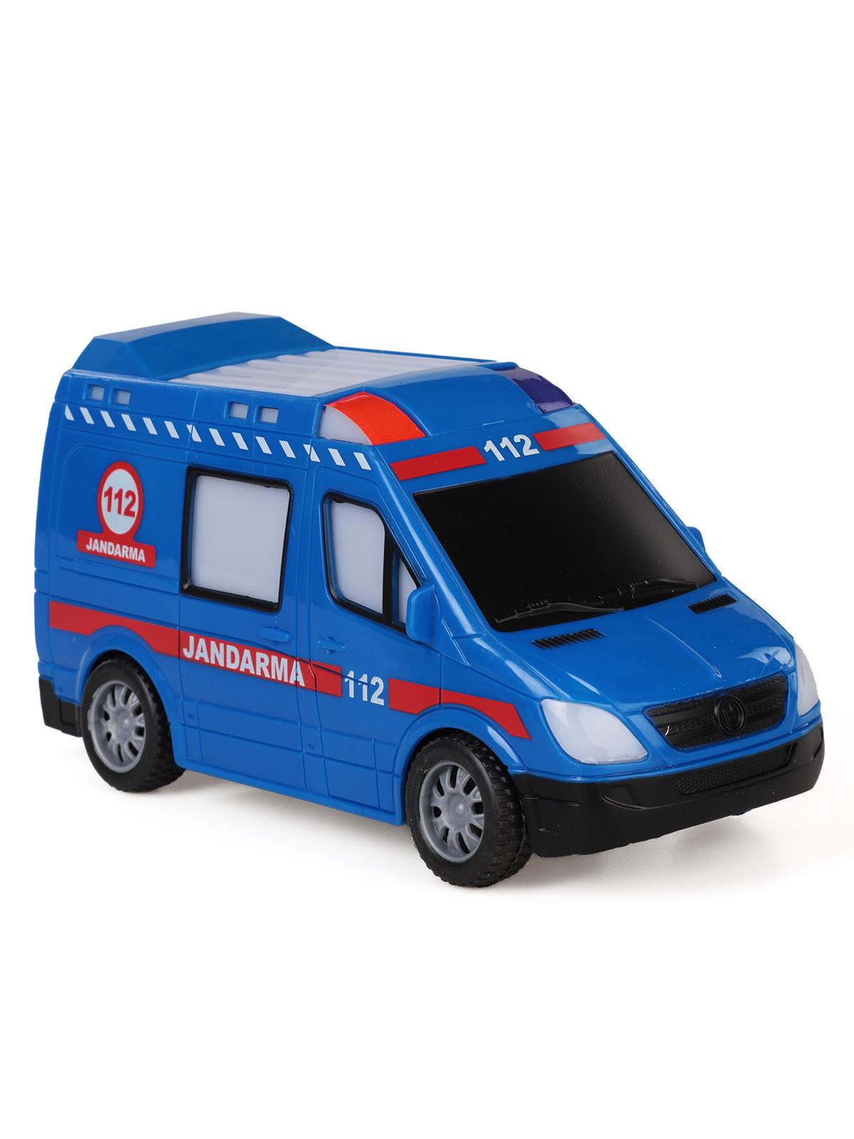 Vardem Oyuncak Kutulu Pilli AmbulansPolis,jandarma,itfaiye - Mavi