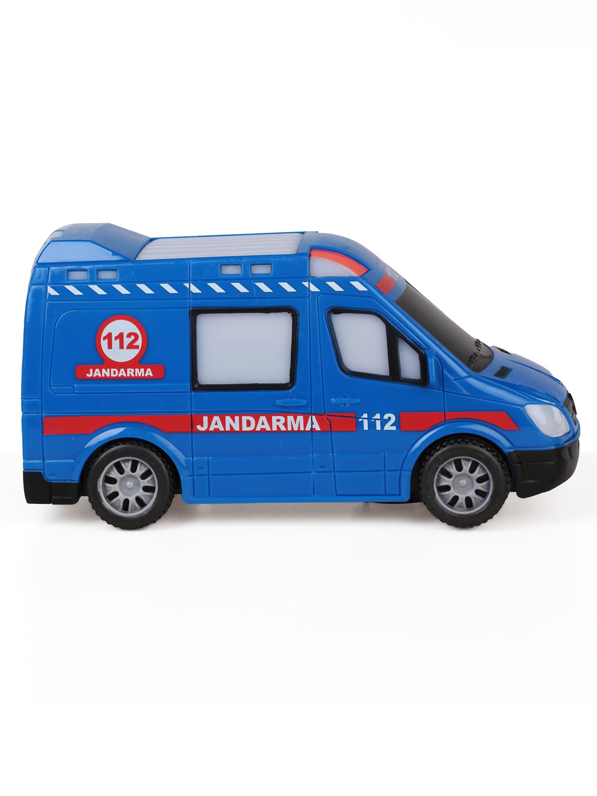 Vardem Oyuncak Kutulu Pilli AmbulansPolis,jandarma,itfaiye - Mavi