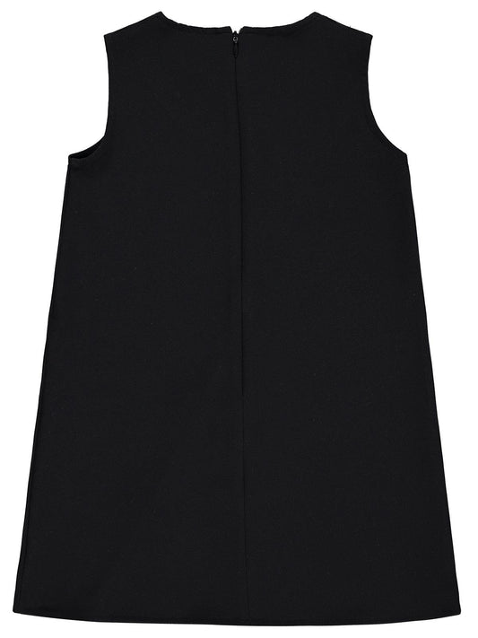 Civil Girls Fiyonklu 6-9 Yaş Elbise - Siyah