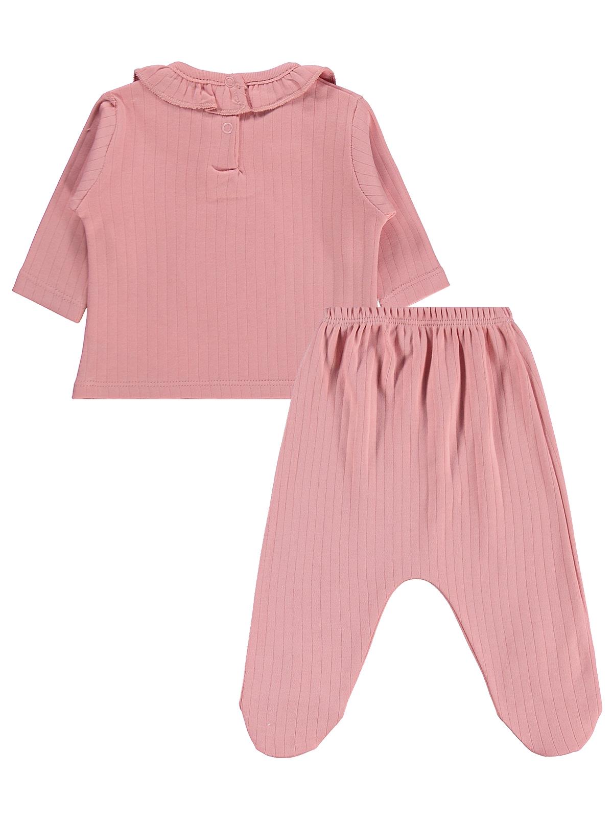 NB26-01 Civil Baby Ördek Nakış 10 lu  Zıbın Setleri - Pudra
