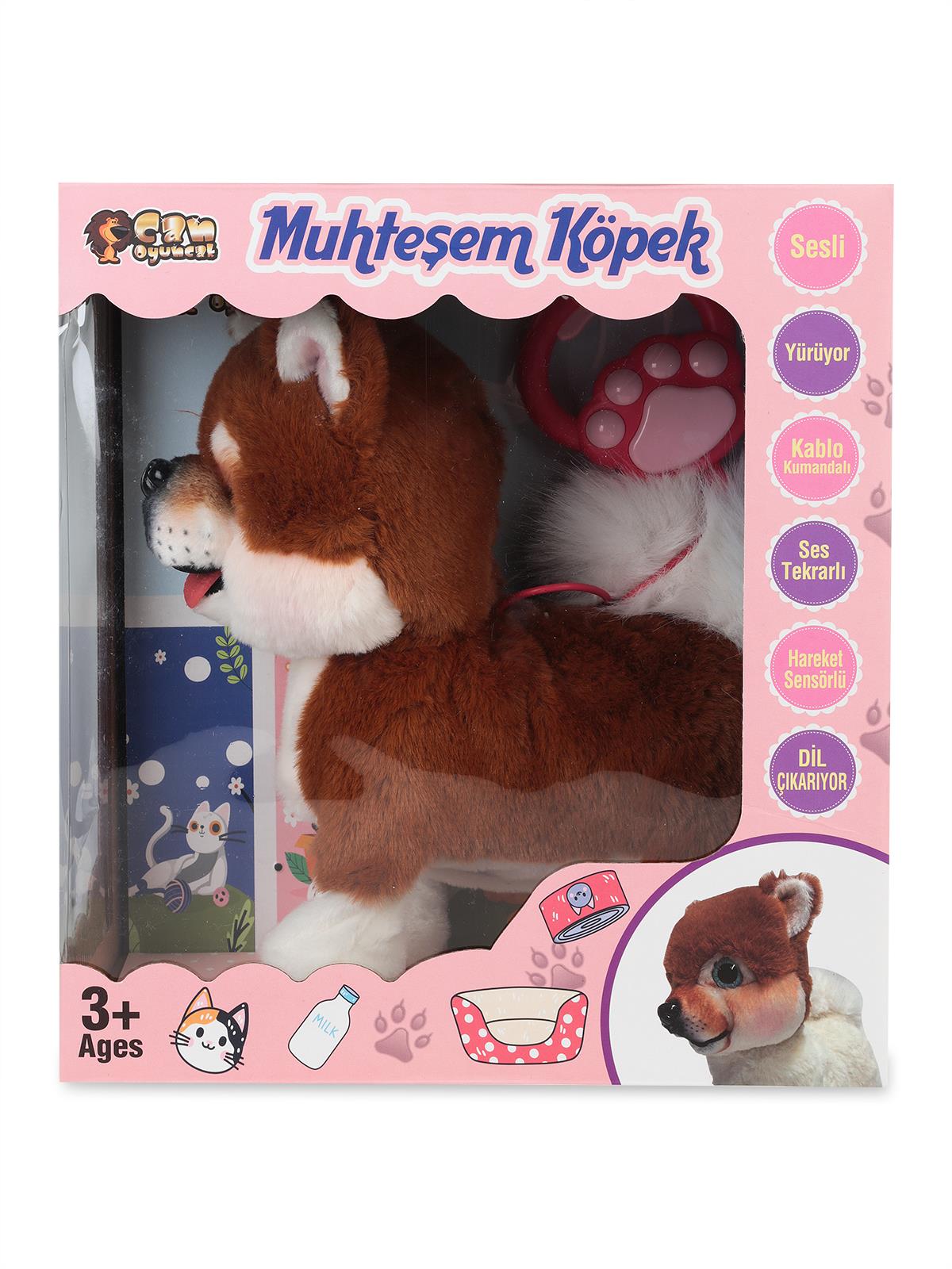 Can Oyuncak Kumandalı Kopek Sesli - Kahverengi