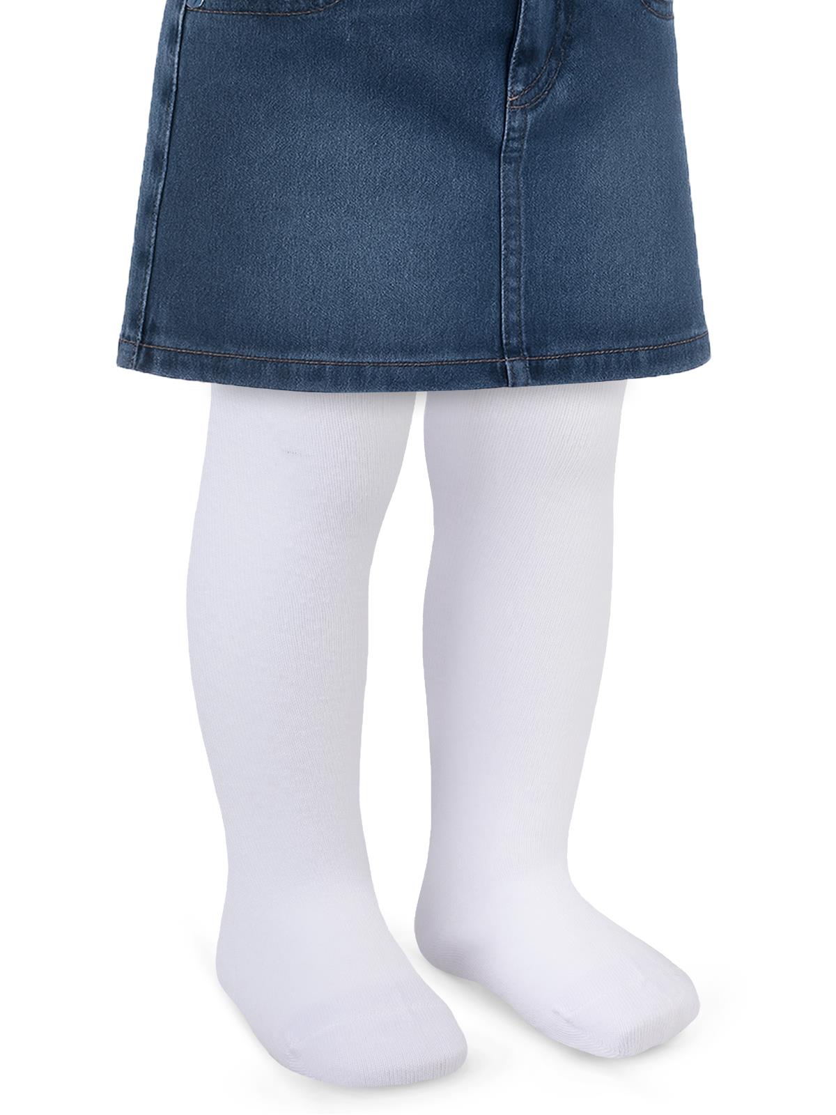 Civil Baby Düz 6-18 Ay Bebek Kız Külotlu Çorap - Beyaz