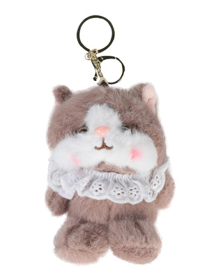 Can Oyuncak Peluş Anahtarlık Kedi - Kahverengi