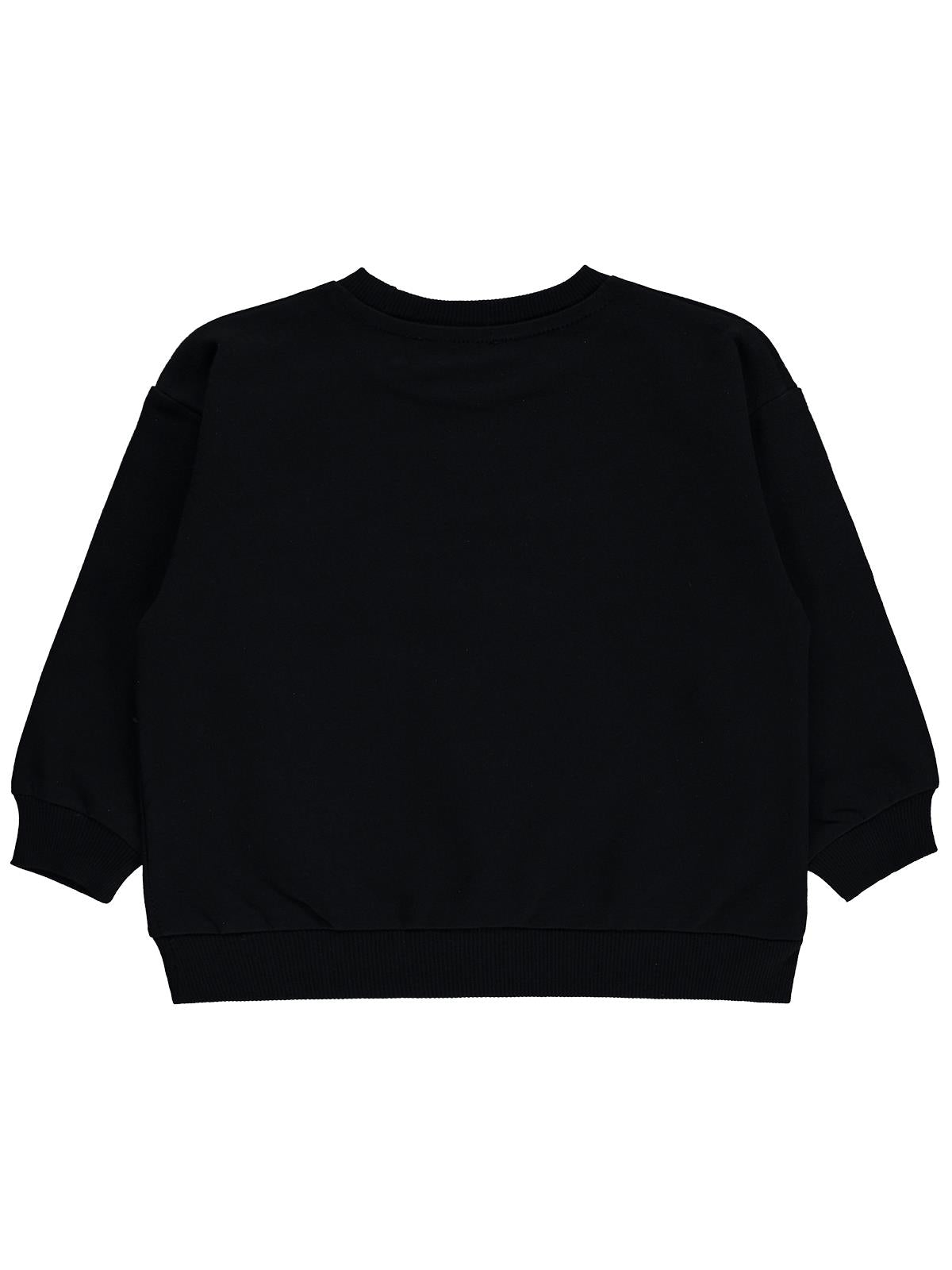Civil Girls Basic 2-5 Yaş Sweatshirt - Siyah
