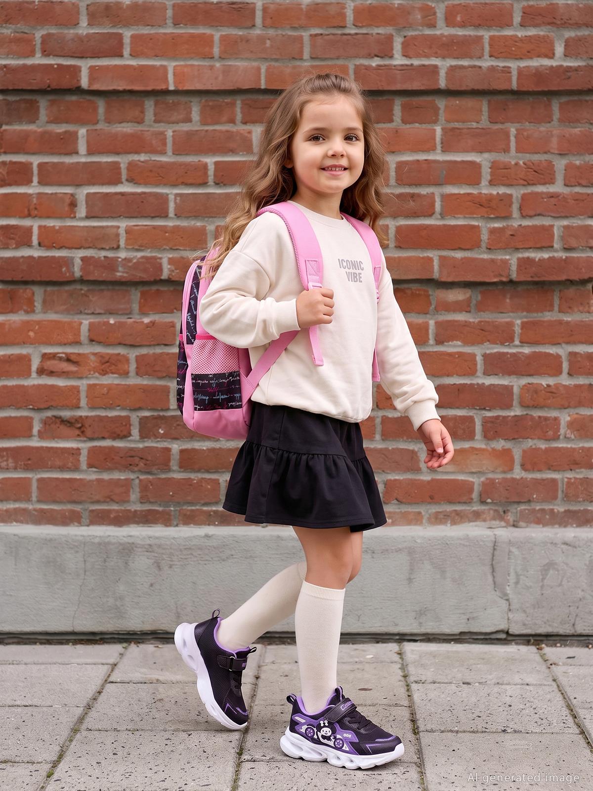 Civil Girls Kloş 2-5 Yaş Etek - Gri
