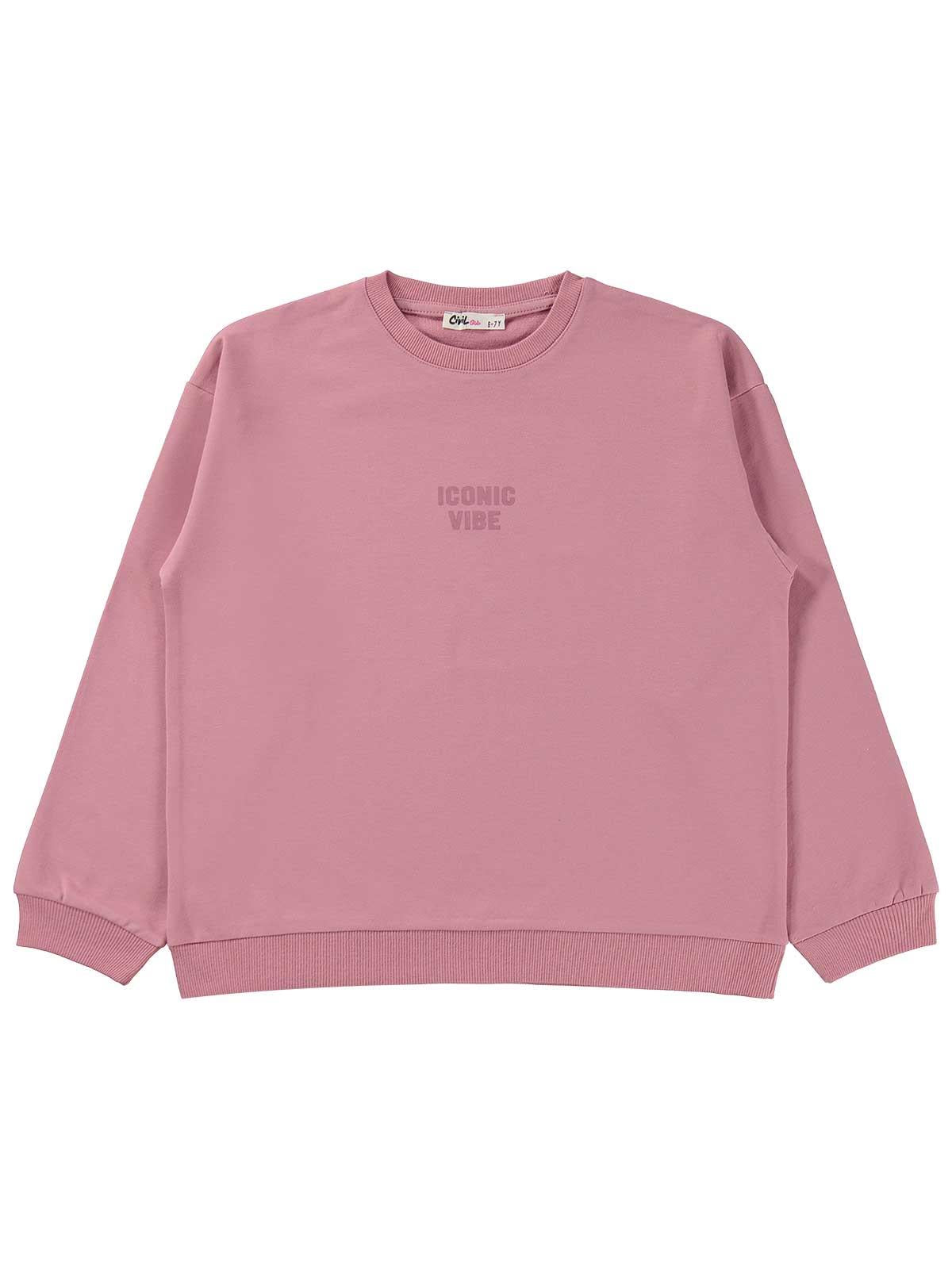 Civil Girls Basic 10-13 Yaş Sweatshirt - Pembe