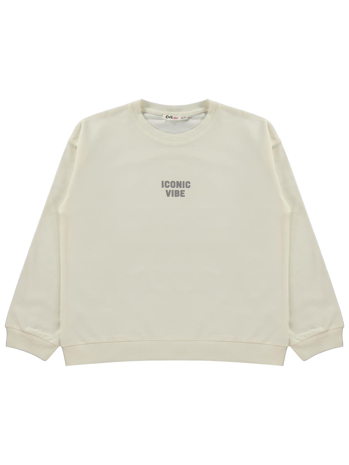 Civil Girls Basic 6-9 Yaş Sweatshirt - Bordo