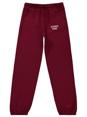 Civil Girls Basic 10-13 Yaş Eşofman Altı - Bordo