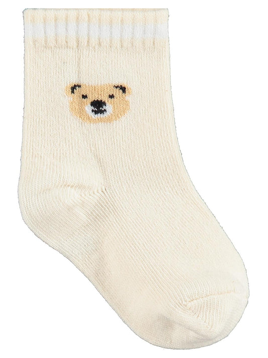 Civil Baby Bear 3'lü 6- Bebek Erkek Çorap Set