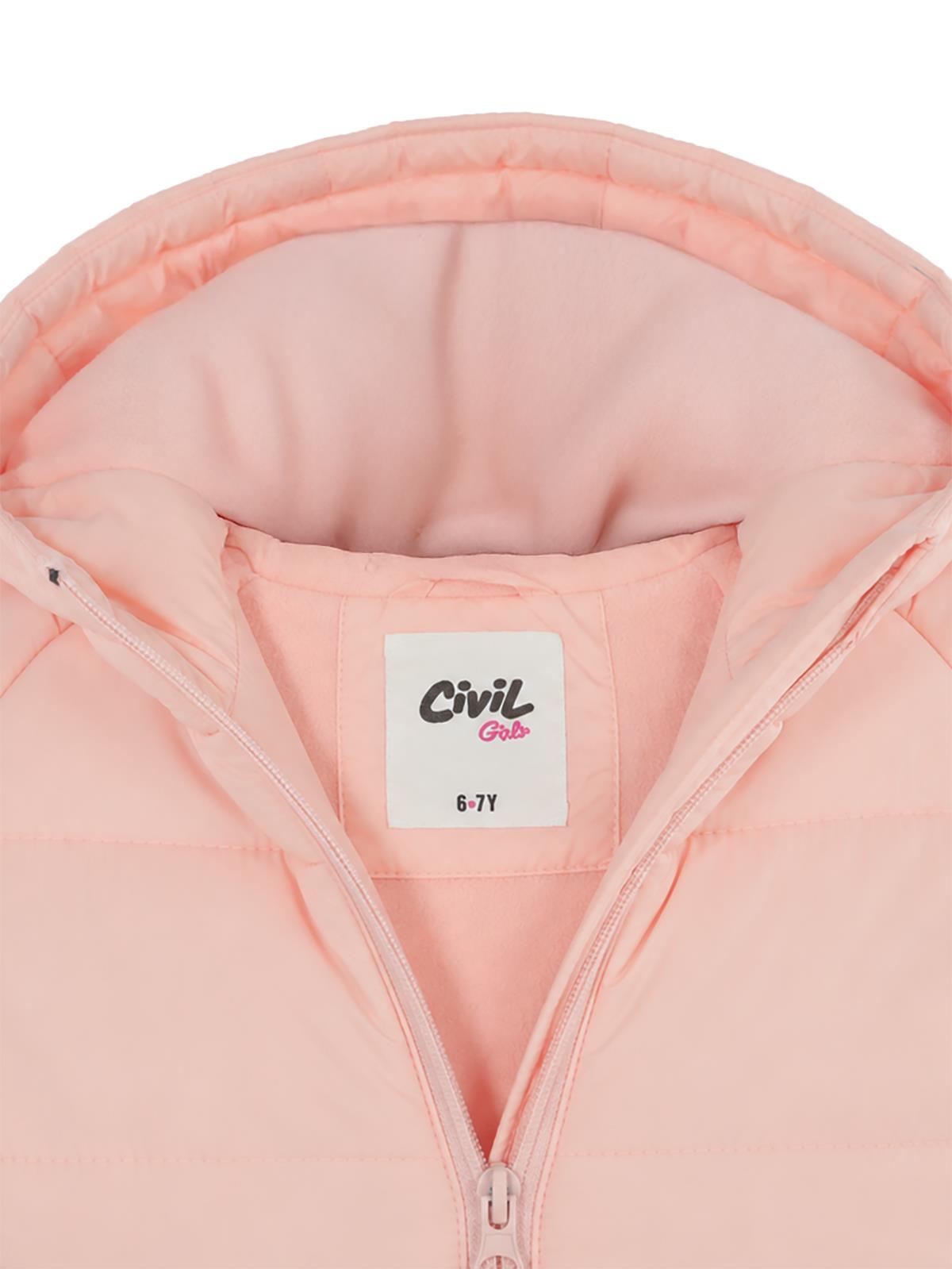 Civil Girls Basic 6-9 Yaş Mont - Pudra