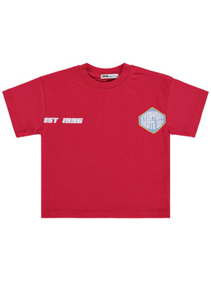 Civil Boys Everyday Skate 2-5 Yaş Tişört - Kırmızı