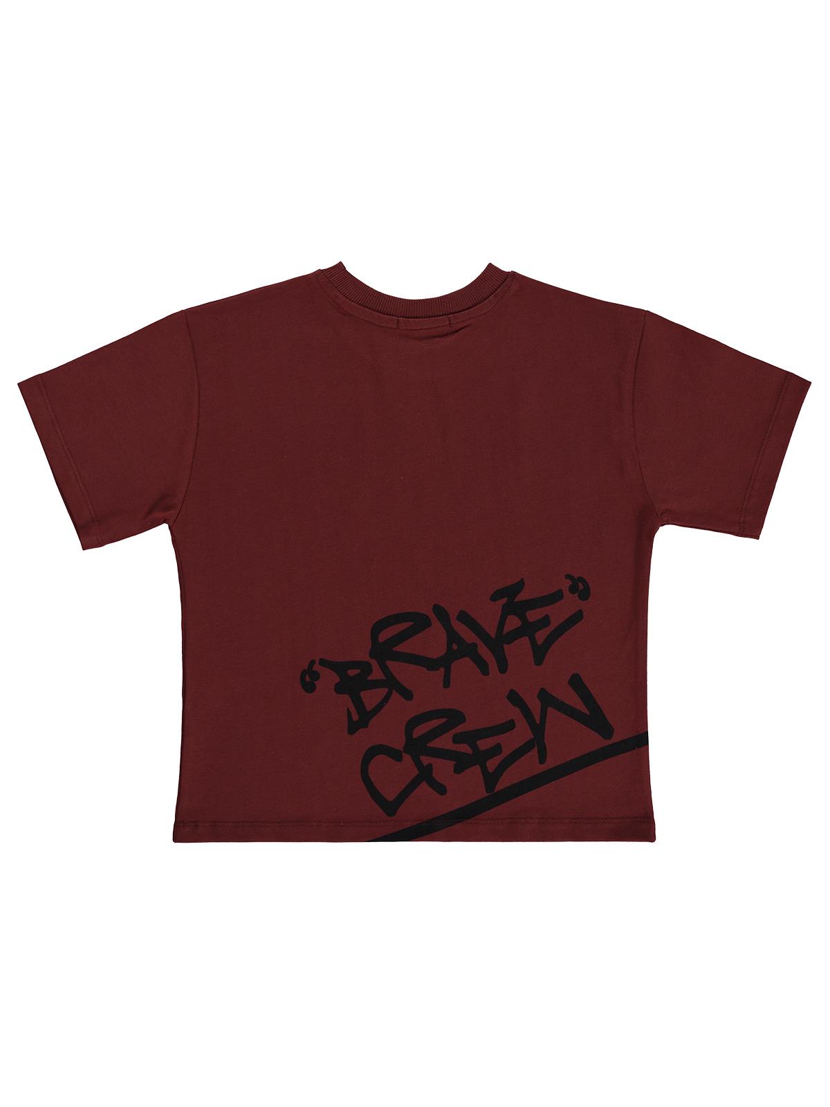 Civil Boys Skater Baskılı 10-13 Yaş Tişört - Turuncu