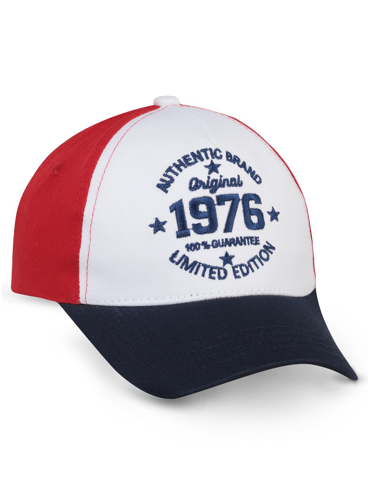 Civil Boys 1976 Nakış 6-9 Yaş Çocuk Erkek Kep Şapka - Beyaz