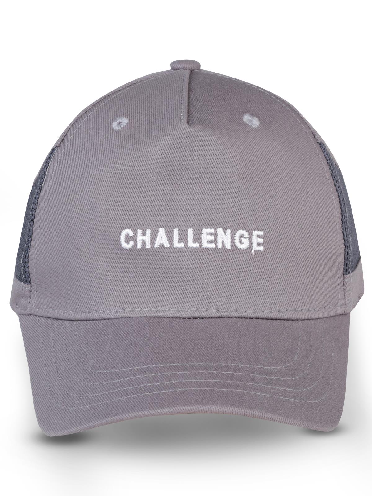 Civil Boys Challenge Nakış 10-13 Yaş Çocuk Erkek Kep Şapka - Gri