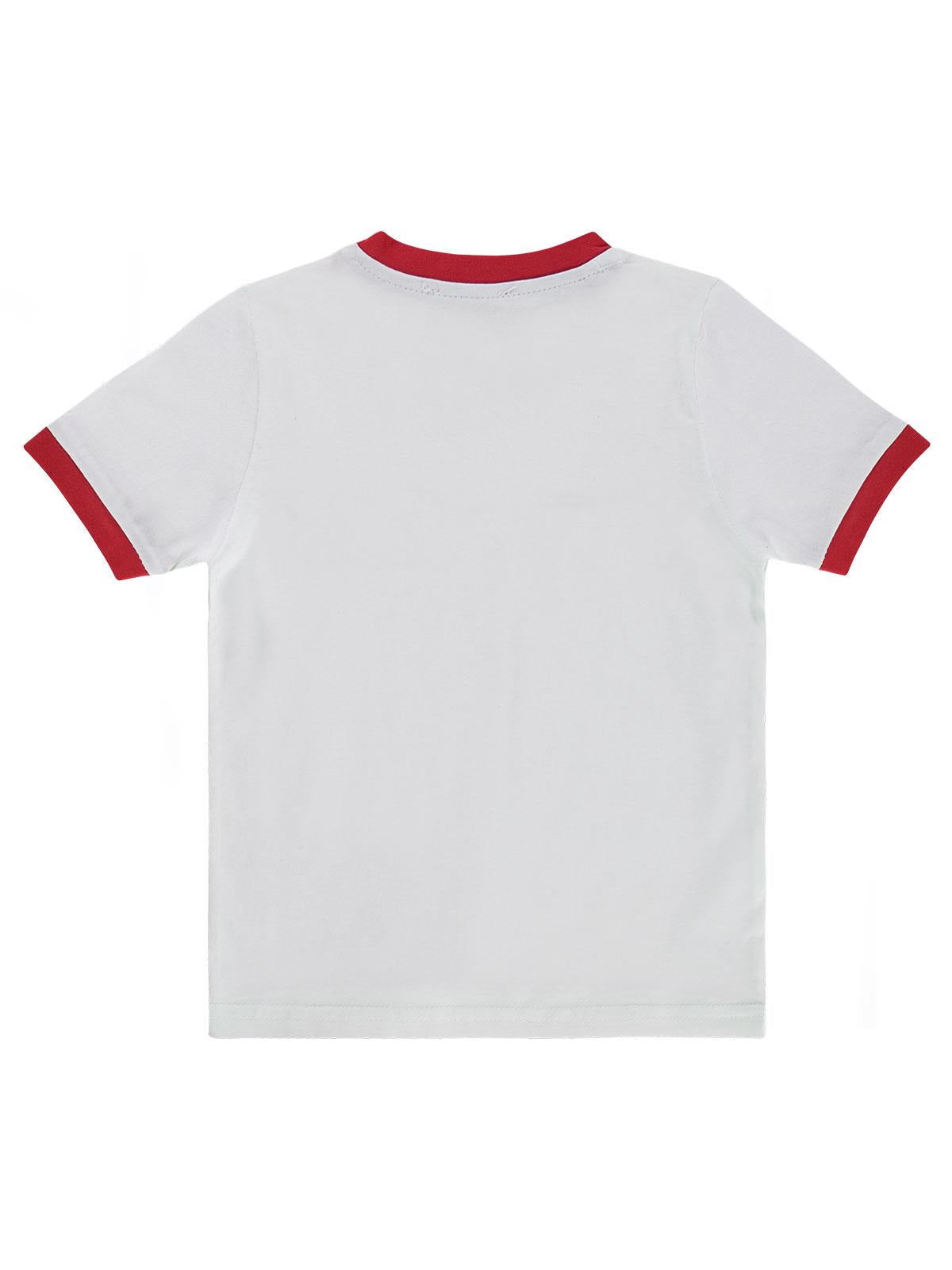 Civil Boys Tennis Club Baskılı 10-13 Yaş Tişört - Kırmızı
