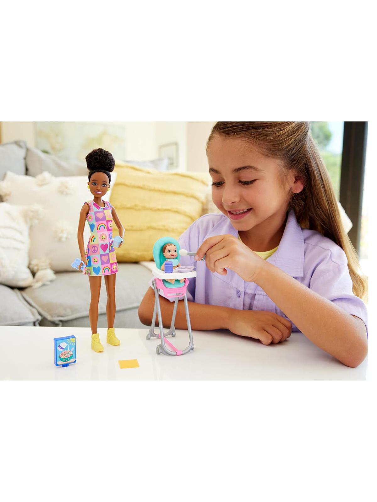 Barbıe Bebek BakıcısıBebeği Ve Aksesuarları  - Pembe