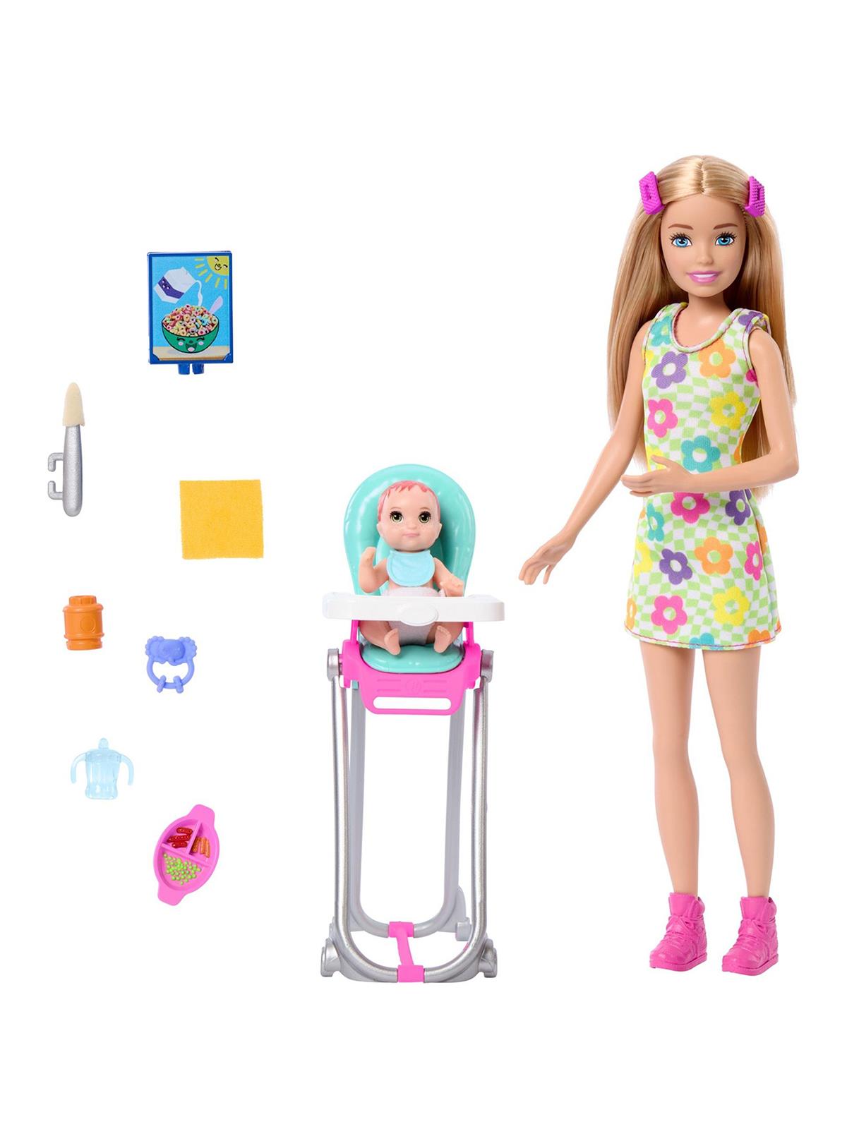 Barbıe Bebek BakıcısıBebeği Ve Aksesuarları  - Sarı