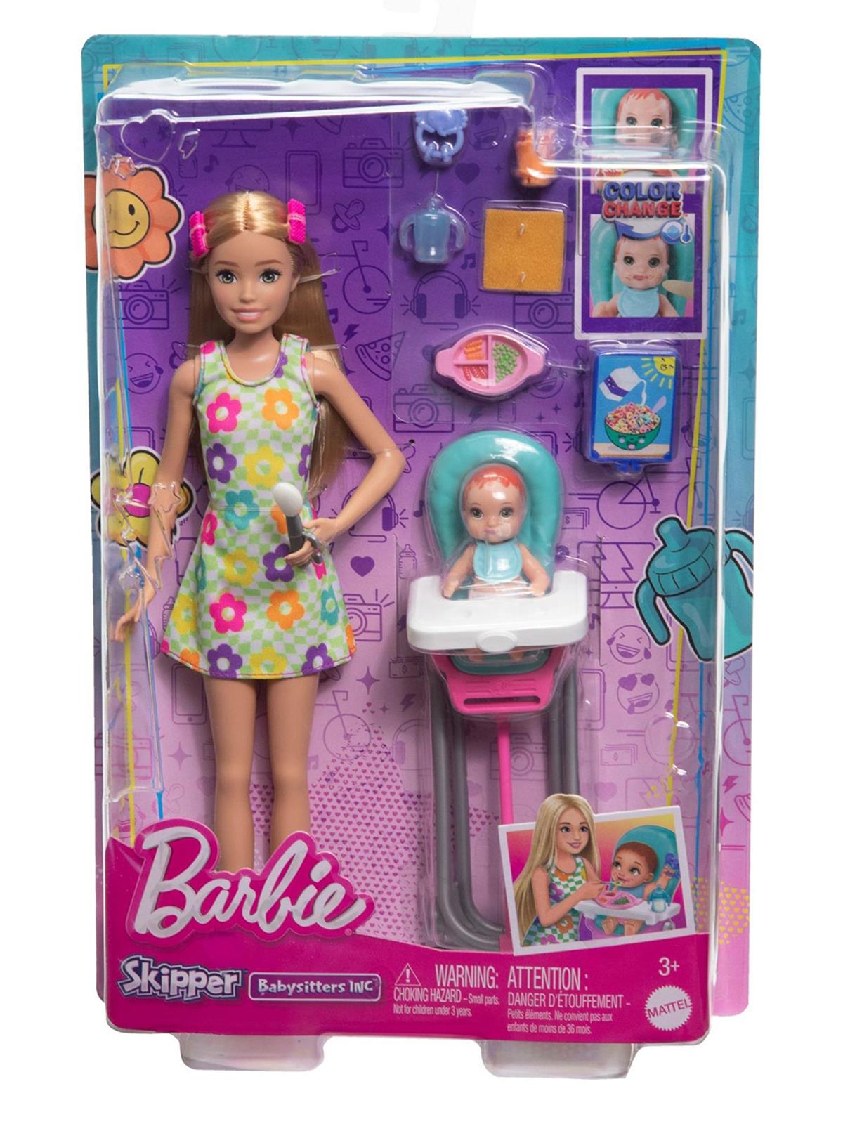 Barbıe Bebek BakıcısıBebeği Ve Aksesuarları  - Sarı
