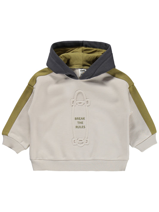 Civil Baby Kaykay Baskılı 6-18 Ay Takım - Gri