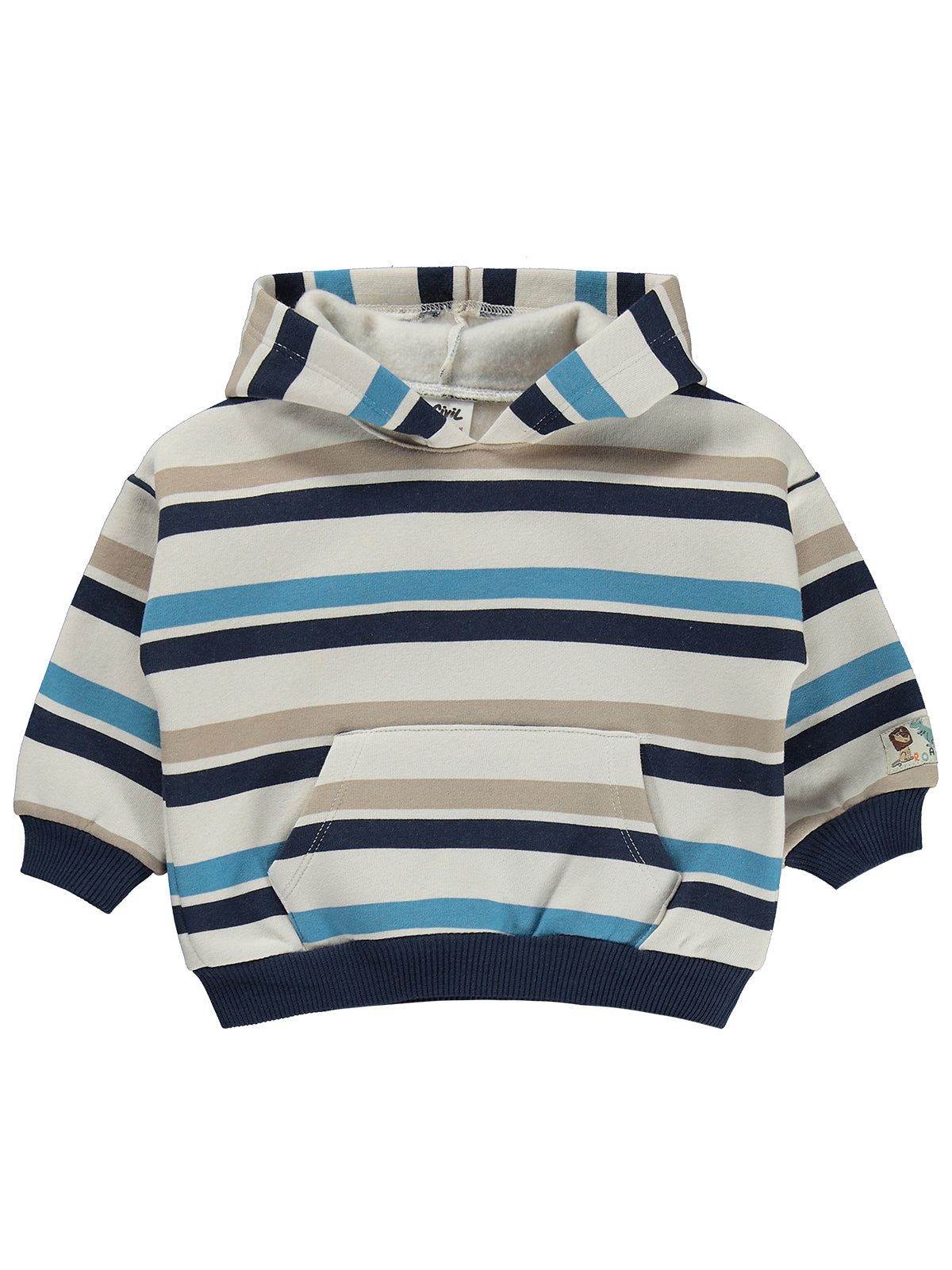 Civil Baby Çizgili 6-18 Ay Takım - Mavi