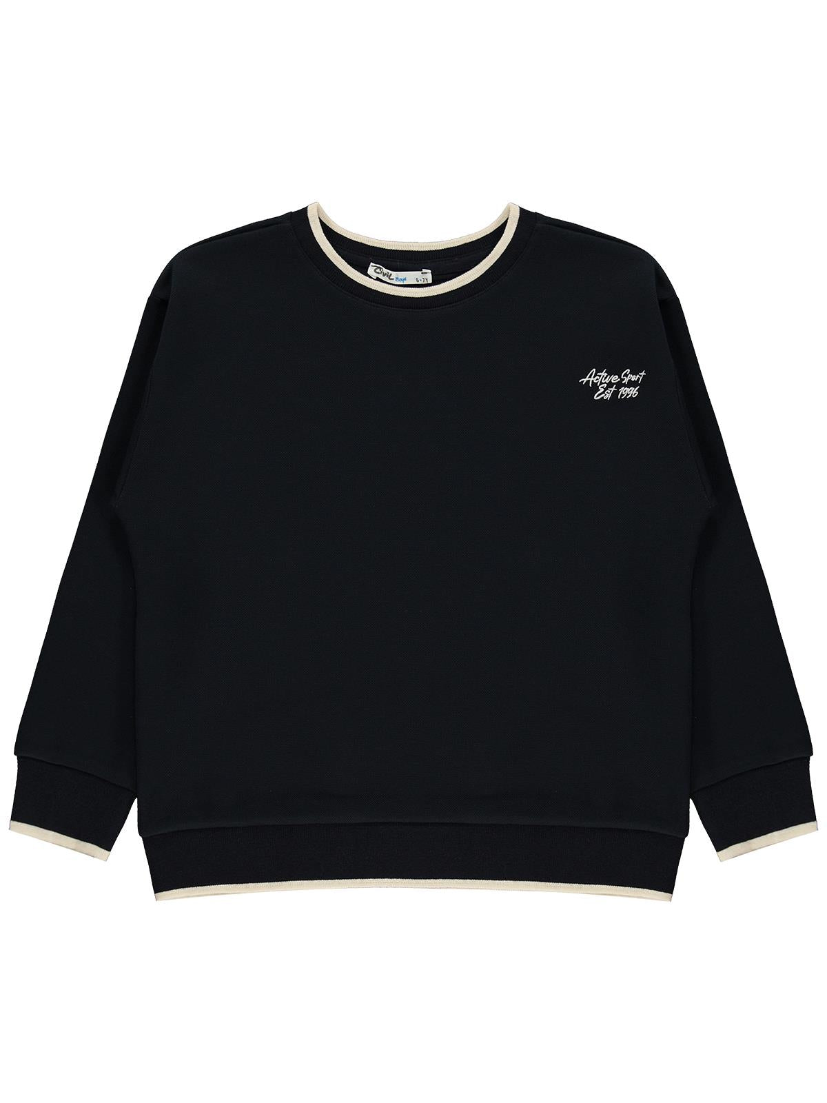Civil Boys Pike Active 6-9 Yaş Sweatshirt - Siyah