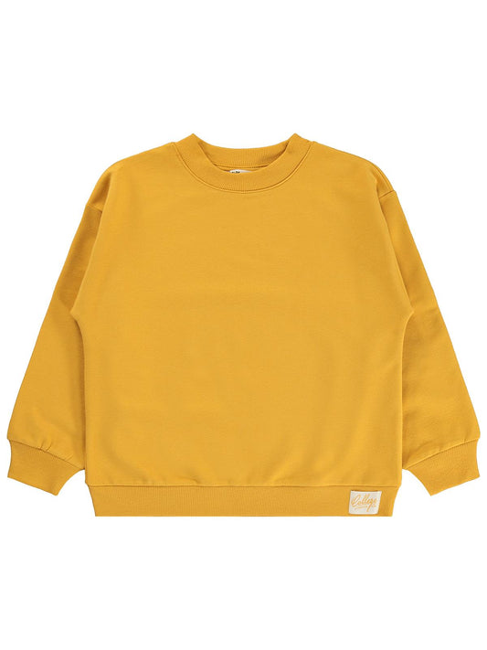 Civil Boys Erkek Çocuk Basic Sweatshirt | Fırçalı 2 İp Uzun Kol | Okul Kreş ve Günlük Kullanım - Hardal