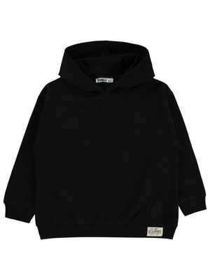Civil Boys Basic Kapşonlu 10-13 Yaş Sweatshirt - Siyah