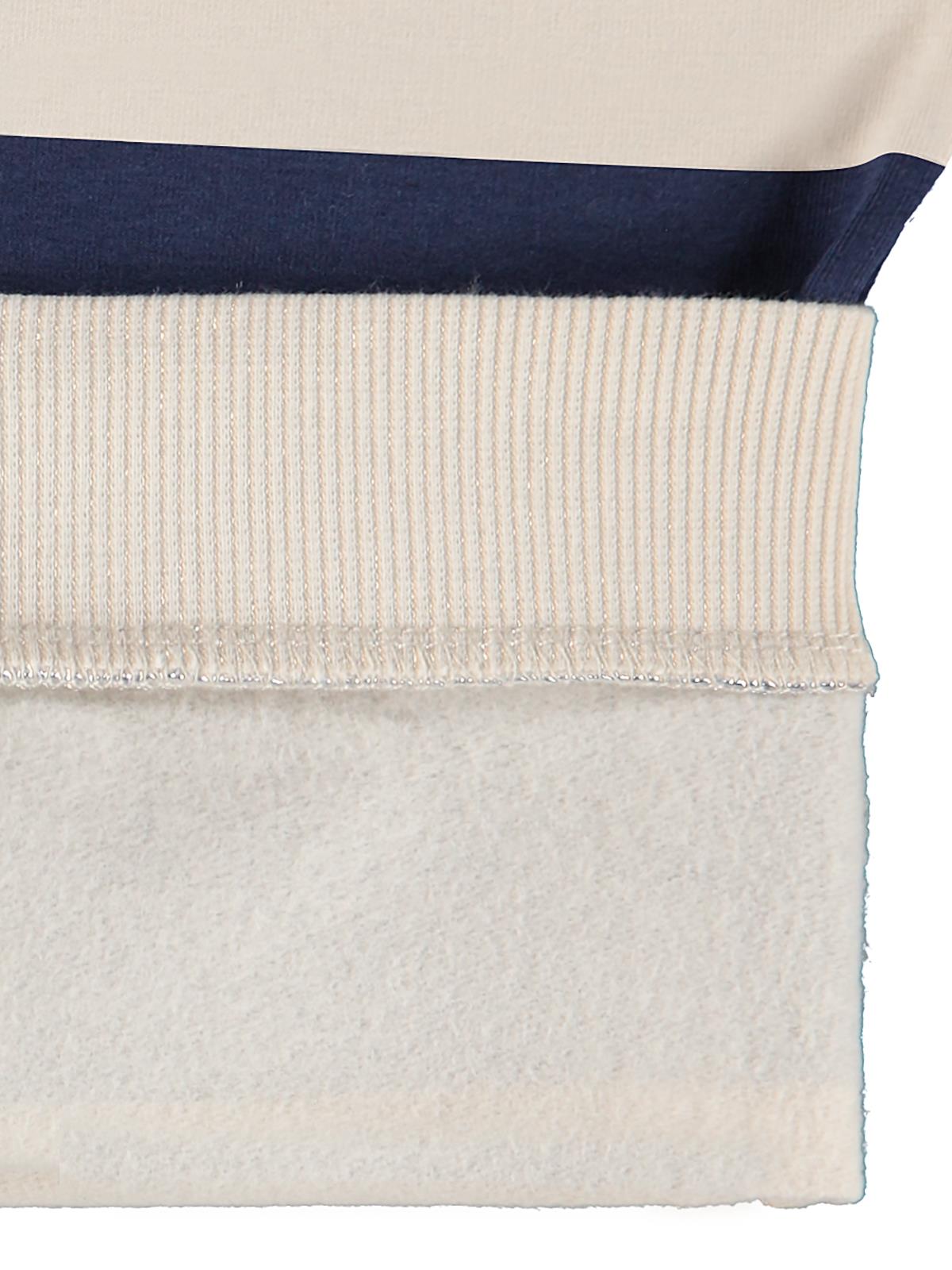 Civil Erkek Çocuk Kalın Çizgili Basic Sweatshirt | 2 İp Uzun Kol | Okul Kreş ve Günlük Kullanım - Lacivert