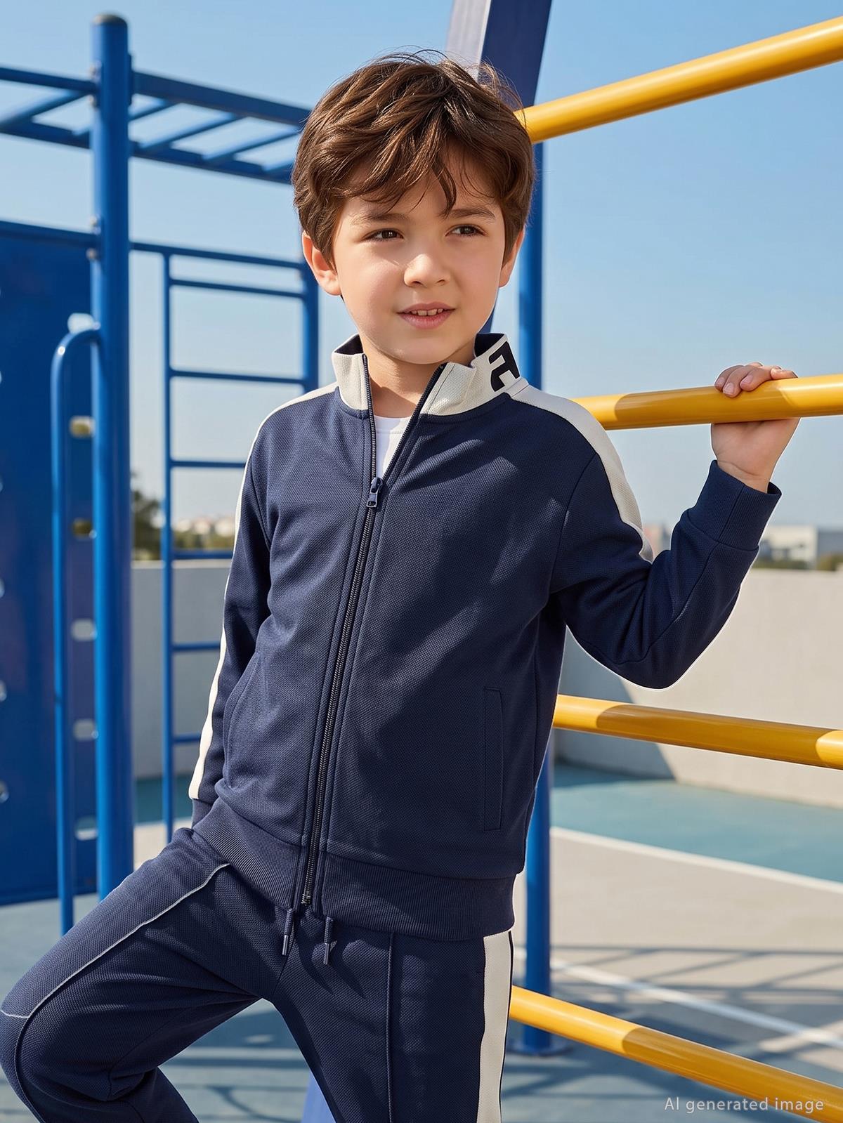 Civil Boys Pike Active 6-9 Yaş Hırka - Lacivert