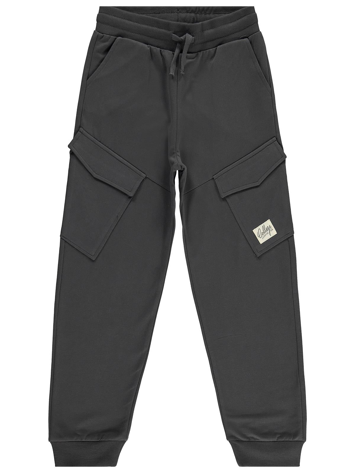 Civil Boys Basic Kargo Cepli 10-13 Yaş Eşofman Altı - Gri