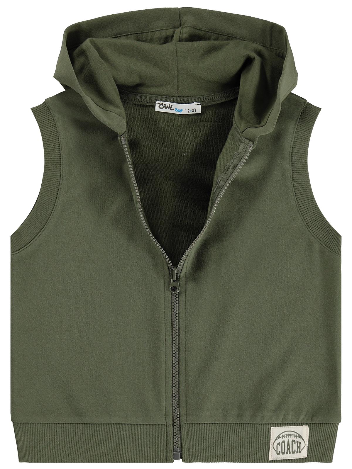 Civil Boys Basic 2-5 Yaş Yelek - Haki
