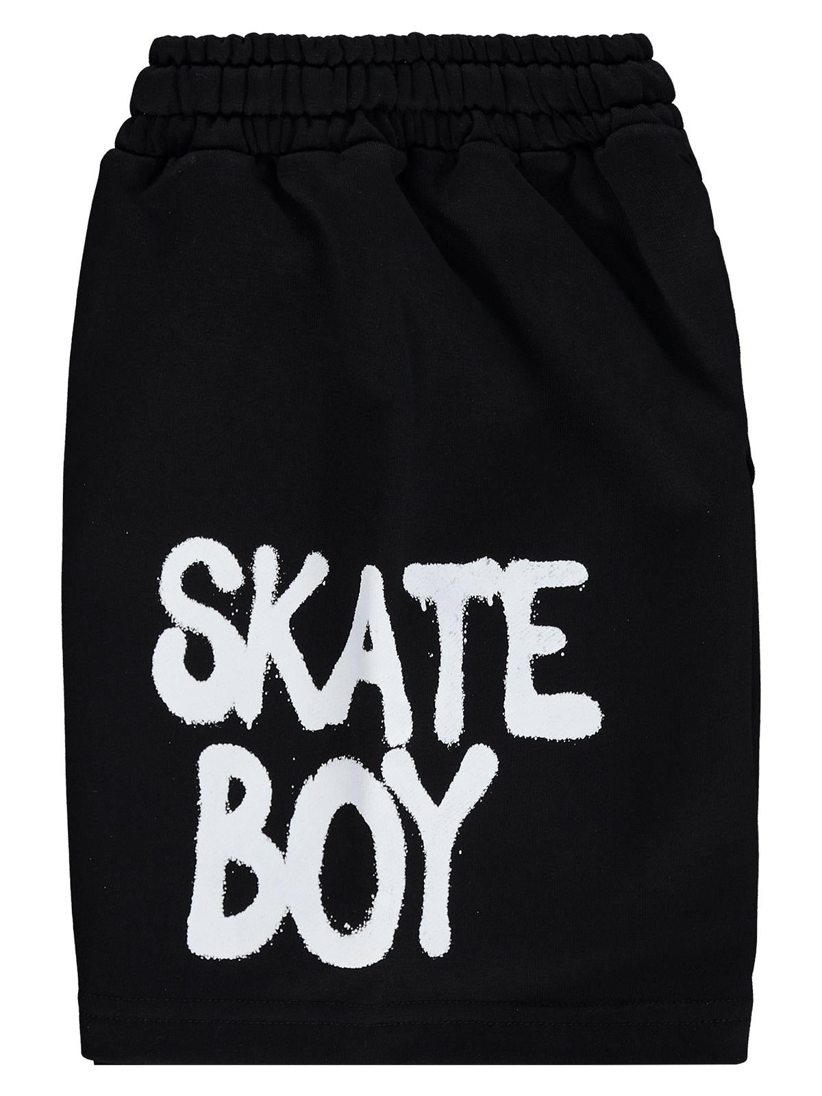 Civil Boys Skate Boy Baskılı 10-13 Yaş Kapri - Siyah