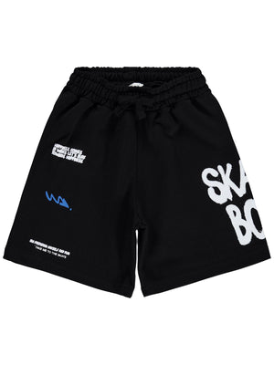 Civil Boys Skate Boy Baskılı 10-13 Yaş Kapri - Siyah