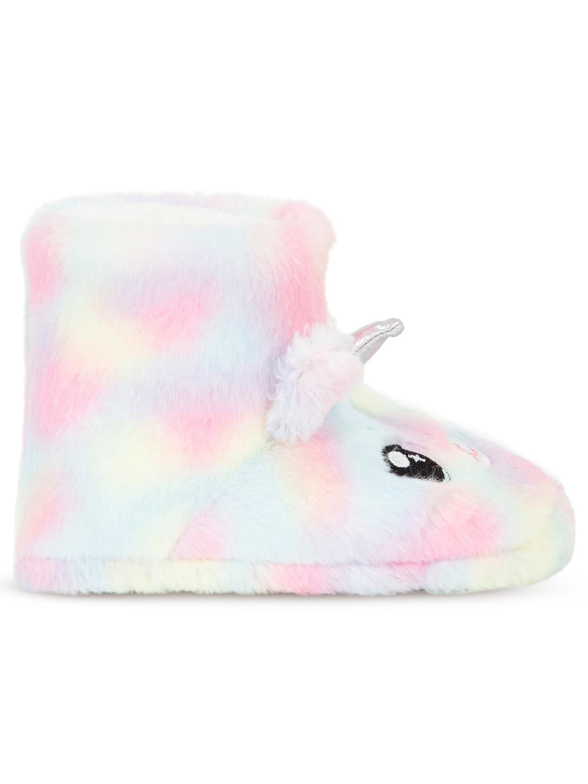 Civil Girls Unicorn figürlü Uzun 25-29 Numara Panduf - Lila