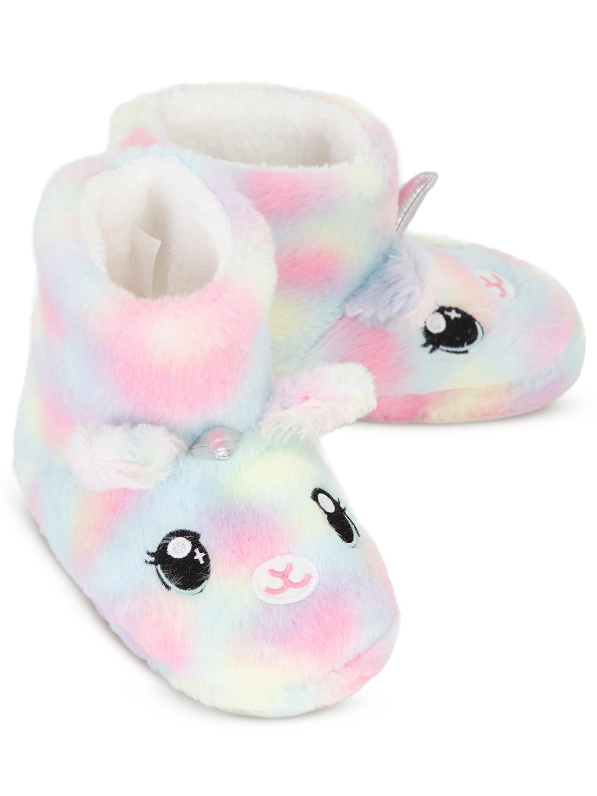 Civil Girls Unicorn figürlü Uzun 25-29 Numara Panduf - Lila